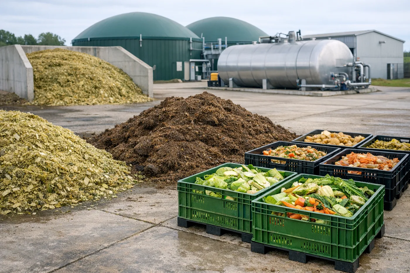 Substraty organiczne i biogazownia jako element obiegu zamkniętego